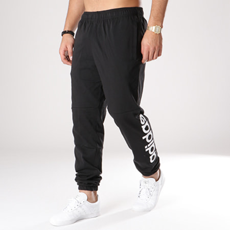 Adidas Sportswear - Pantalon Jogging Essential Linear BQ9101 Noir 