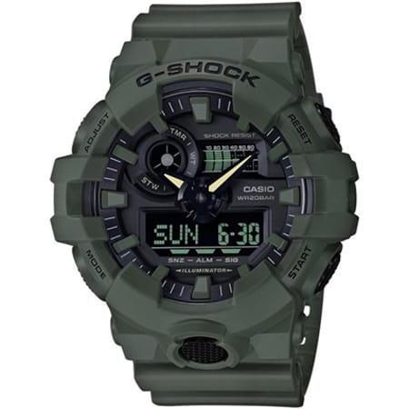 G-Shock - Montre G-Shock GA-700UC-3AER Vert Kaki