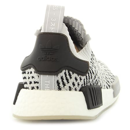 Adidas Originals - Baskets NMD R1 STLT Primeknit CQ2387 Grey Core Black