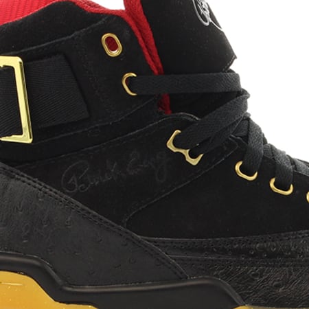 Baskets Ewing 33 HI X Rick Ross 1BM00157 Black Gold Red