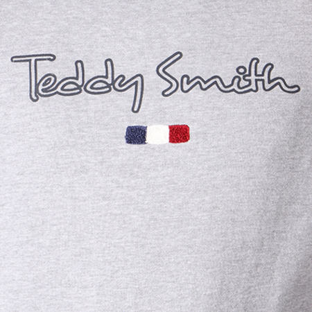 Teddy Smith - Sweat Capuche Seven Gris Chiné