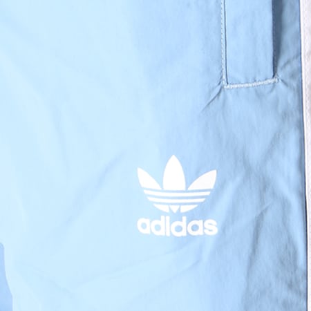Adidas Originals - Short De Bain 3 Stripes CW1230 Bleu Clair