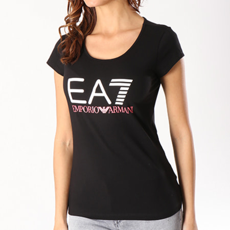 EA7 Emporio Armani - Tee Shirt Femme 3ZTT80-TJ12Z Noir 