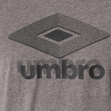 Umbro - Tee Shirt Net 575091-60 Gris Anthracite Chiné 