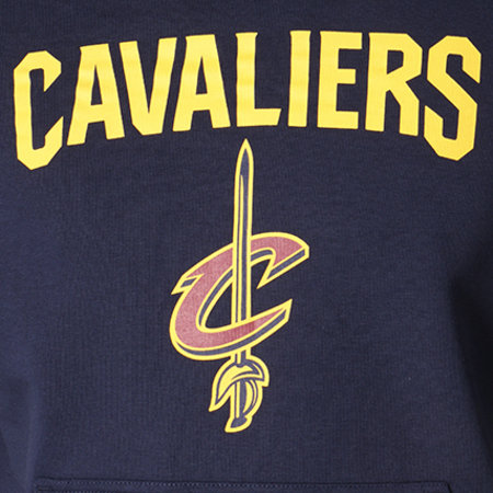 New Era - Sweat Capuche Team Logo NBA Cleveland Cavaliers Bleu Marine