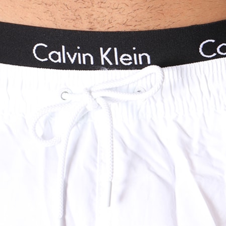 Calvin Klein - Short De Bain Double WB 0167 Blanc