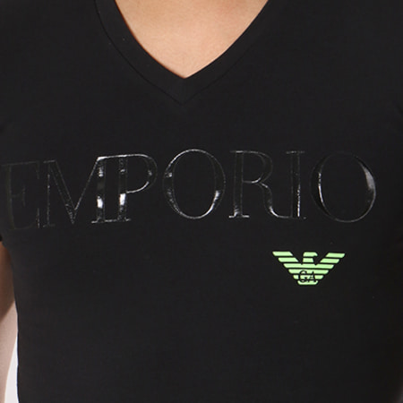 Emporio Armani - Tee Shirt Mega Logo 110810-8P516 Noir