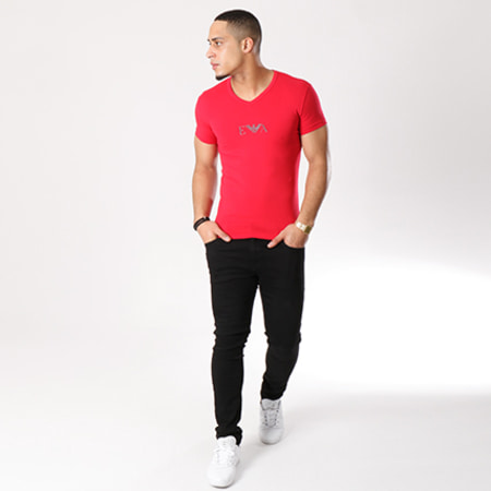 Emporio Armani - Tee Shirt 110810-8P71 Rouge