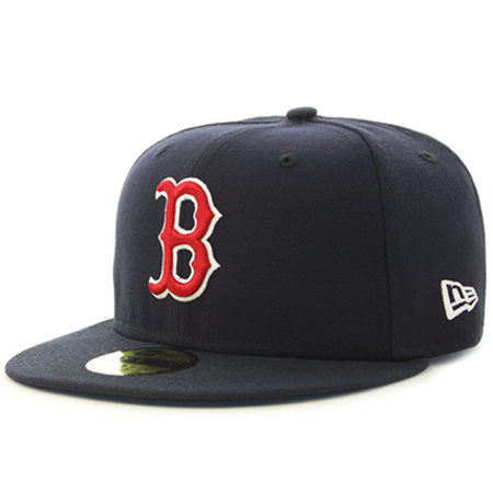 New Era - Casquette Fitted AC Performance MLB Boston Red Sox Authentic Bleu Marine 