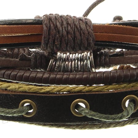 Deeluxe - Lot De 4 Bracelets Apache Marron