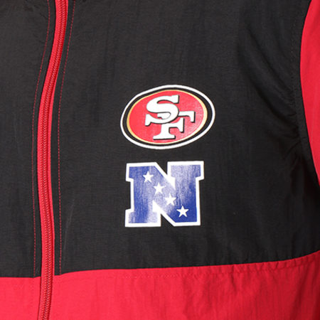 New Era - Coupe-Vent San Francisco 49ers Fort Track 11517783 Rouge Noir Blanc