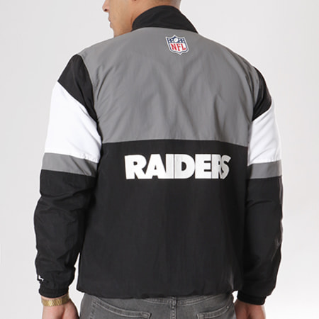 New Era - Coupe-Vent Oakland Raiders Fort Track 11517784 Gris Anthracite Noir