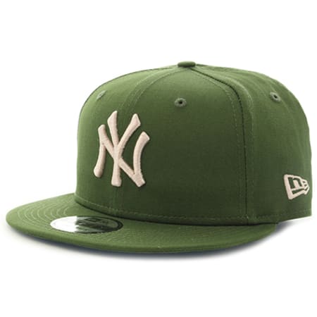 New Era - Casquette Snapback Essential New York Yankees 80536618 Vert Kaki