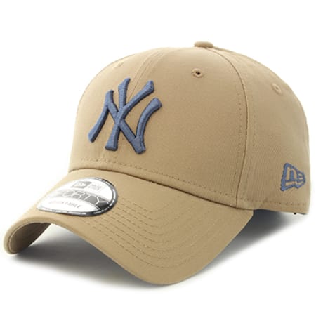 New Era - Casquette Essential New York Yankees 80536632 Camel Bleu Marine