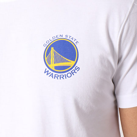 New Era - Tee Shirt Golden State Warriors Off Chest Back 11530746 Blanc