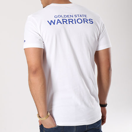 New Era - Tee Shirt Golden State Warriors Off Chest Back 11530746 Blanc