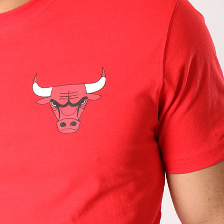 New Era - Tee Shirt Chicago Bulls Off Chest Back 11530748 Rouge