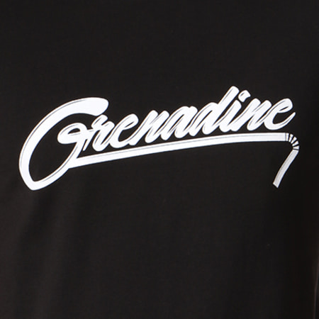 A2H - Tee Shirt Logo Grenadine Noir Blanc