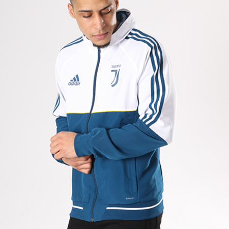 Adidas Sportswear - Coupe-Vent Juventus Premium B39733 Blanc Bleu Marine 