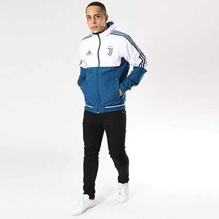 Adidas Sportswear - Coupe-Vent Juventus Premium B39733 Blanc Bleu Marine 