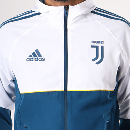 Adidas Performance - Coupe-Vent Juventus Premium B39733 Blanc Bleu Marine 
