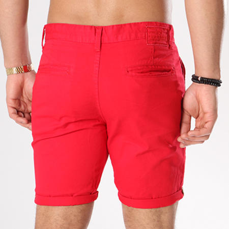 Crossby - Short Jean Cali Rouge