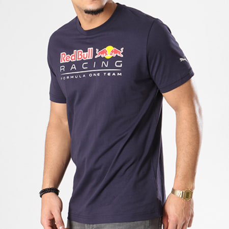 Puma - Tee Shirt Logo Red Bull Racing 572747 11 Bleu Marine