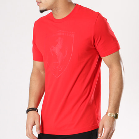 Puma - Tee Shirt Ferrari Big Shield 575241 02 Rouge