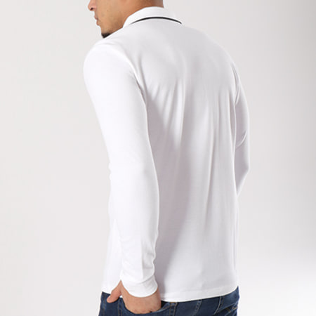 Selected - Polo Manches Longues Gio Blanc 