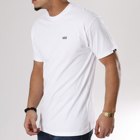 Vans - Tee Shirt Left Chiest Logo VA3CZE Blanc 