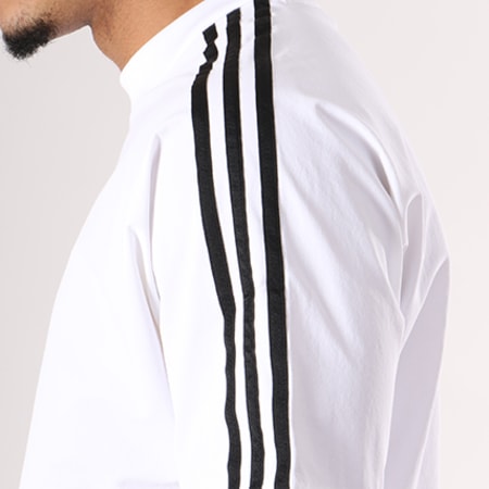 Adidas Originals - Tee Shirt Bandes Brodées Warm Up CW1217 Blanc 