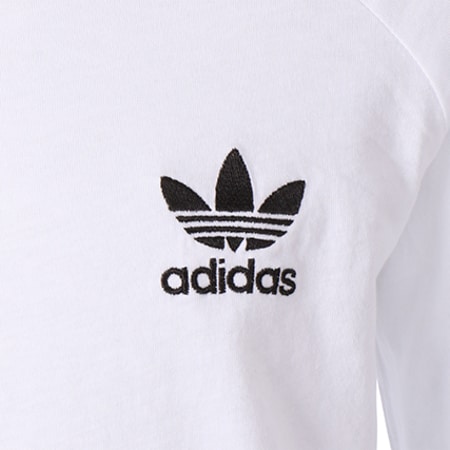 Adidas Originals - Tee Shirt De Sport Manches Longues Enfant California CE1070 Blanc 
