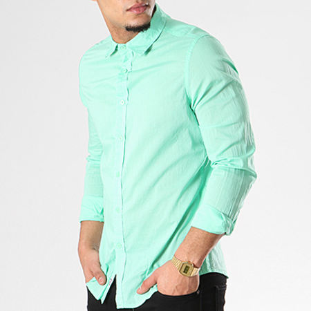 Crossby - Chemise Manches Longues Willy Vert 