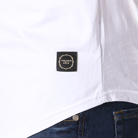 Terance Kole - Tee Shirt Oversize 98028 Noir Blanc