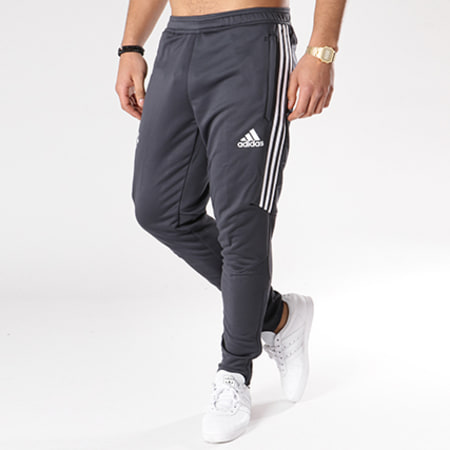Adidas Sportswear - Pantalon Jogging Training Manchester United BS4488 Gris Anthracite