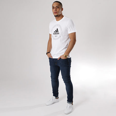 Adidas Sportswear - Tee Shirt Adi Emblem CV4515 Blanc