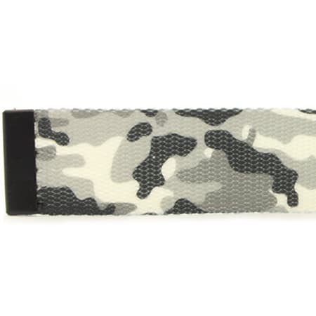 Dickies - Ceinture Reversible Scottsville Gris Camouflage Blanc