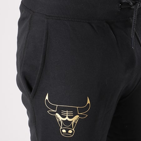 New Era - Pantalon Jogging Fleece Chicago Bulls 11530775 Noir Doré