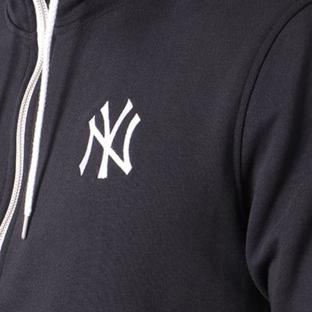 Sweat à capuche initiales New York Giants bleu royal logo bras NFL