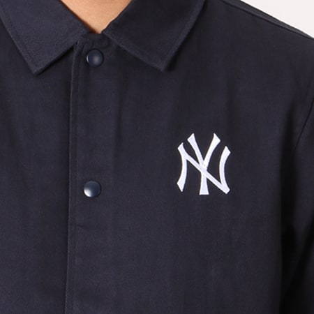 Veste Team Apparel Coaches MLB New York Yankees Bleu Marine - Main Image
