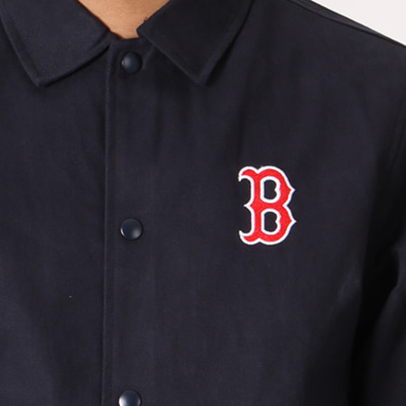 New Era - Veste Team Apparel Coaches MLB Boston Red Sox Bleu Marine