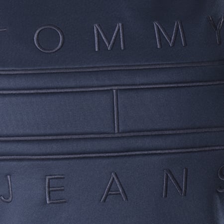 Tommy Hilfiger - Robe Capuche Femme Logo 4213 Bleu Marine 