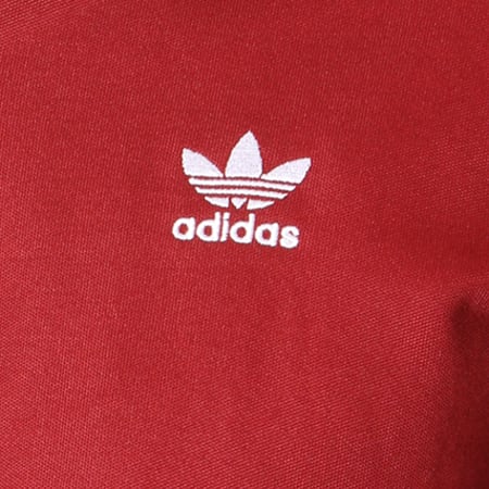 Adidas Originals - Veste Zippée Bandes Brodées Beckenbauer TT CW1251 Rouge Brique 