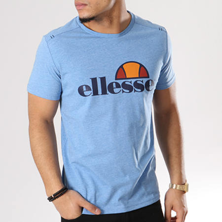 Ellesse - Tee Shirt 1031N Bleu Clair Chiné