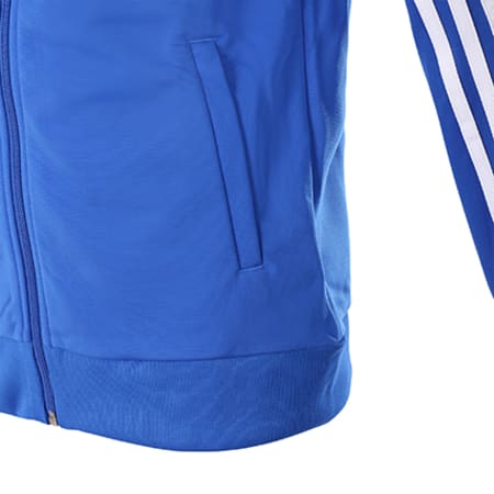 Adidas Originals - Veste Zippée Enfant SST Top CF8553 Bleu Clair Blanc