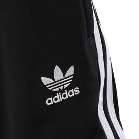 Adidas Originals - Pantalon Jogging Bandes Brodées Enfant SST CF8558 Noir Blanc