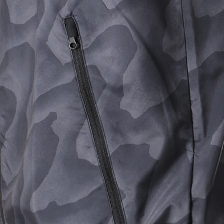 Adidas Originals - Coupe-Vent BB Warp CF5804 Noir Camouflage Gris Anthracite
