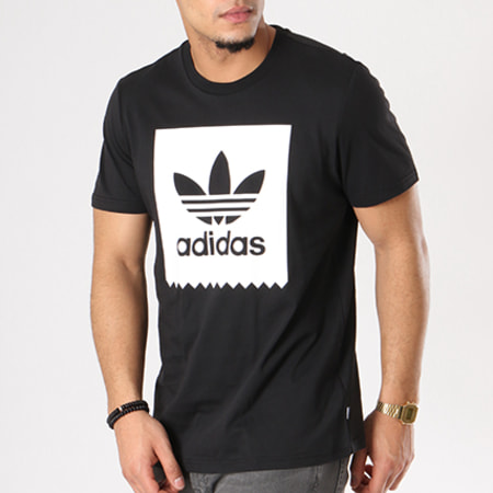 Adidas Originals - Tee Shirt Solid BB CW2339 Noir Blanc