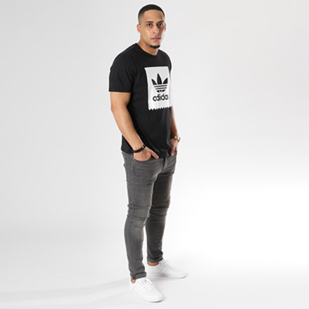 Adidas Originals - Tee Shirt Solid BB CW2339 Noir Blanc