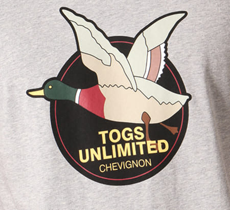 Chevignon - Tee Shirt Unlimited Gris Chiné
